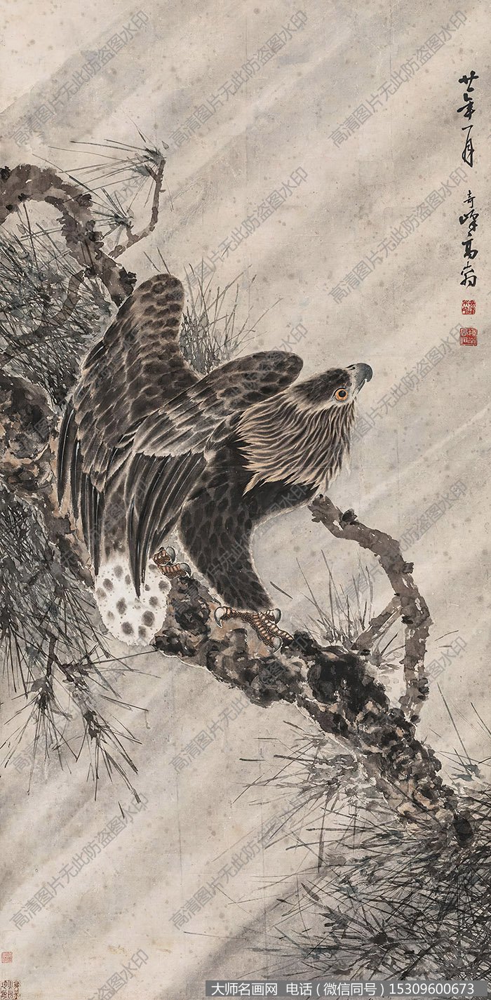 高奇峰国画作品高清下载 ID:10902